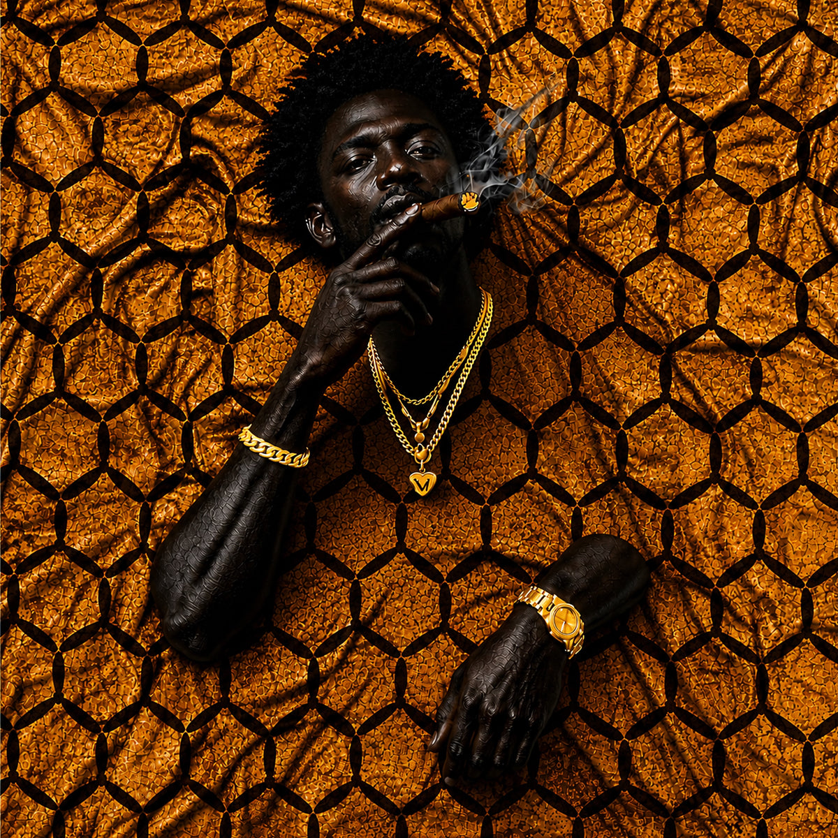 DROWNED IN NATIVE CLOTH - Kehinde